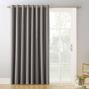 lot 9799 image: Sun Zero Preston 100 x 84 Grommet Top Blackout Patio Curtain Panel