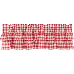 lot 9817 image: VHC Brand Annie Buffalo Check 16 x 60 Valance 51774