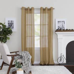 lot 9823 image: Miller Curtains Sheer Preston Grommet 48 x 84 Panel