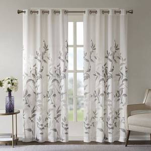 lot 9888 image: Cecily Floral Print 50 x 84 Curtain Panel