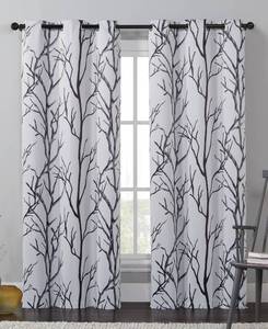 lot 9950 image: Closeout Victoria Classics Kingdom Branch-Print 40 X 84 Blackout Window Panel