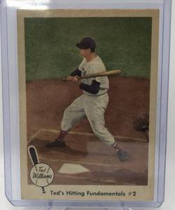 lot 1022 image: Original 1959 Fleer Ted Williams Boston Red Sox Baseball Card #72