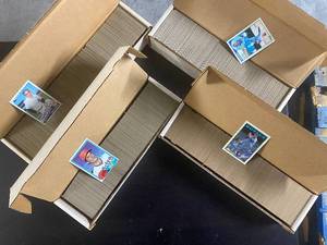 lot 1152 image: Lot of 4 Near Complete Topps Baseball Sets 1981 1983 1985 1988 Approx 3000 Cards