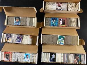 lot 1167 image: Approx 5000 Mixed Sports & Entertainment Cards Unsearched in Set Boxes Including Topps Donruss Score and Stadium Club