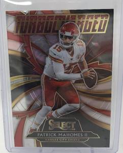 lot 1065 image: 2020 Select Patrick Mahomes Turbocharged Insert Kansas City Chiefs