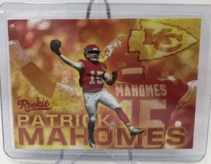 lot 1067 image: Unlicensed Patrick Mahomes Football Card
