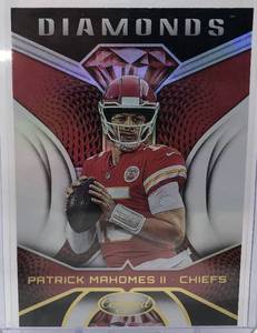 lot 1079 image: 2019 Panini Certified Patrick Mahomes Diamonds Insert Kansas City Chiefs