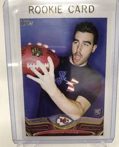 lot 1094 image: Mint 2013 Topps Travis Kelce Rookie Card Kansas City Chiefs
