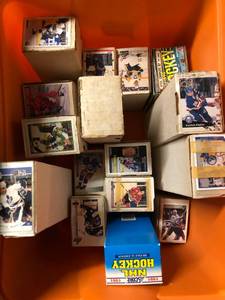 lot 1149 image: 15 Boxes of Hockey Cards - Thousands of Cards - All Boxes for One Money