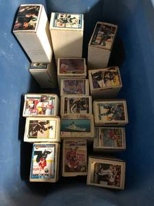 lot 1147 image: Tub Full of Several Thousand Hockey, Racing, and Army Cards