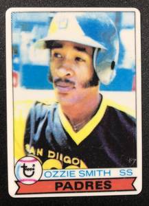 lot 1121 image: Porcelain Collectible Baseball Card of 1979 Topps Ozzie Smith Rookie Limited Edition #A 1262