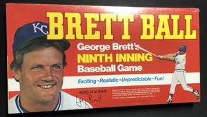 lot 1133 image: New In Package George Brett Brett Ball Complete Board Game in Original Shrink Wrap