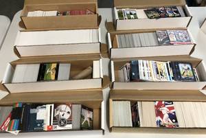 lot 1201 image: Lot of Mid 2000s Baseball Cards from Mostly 2007 and 2008 Loaded with Stars and Rookies and Inserts