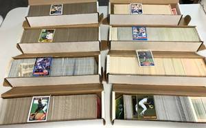 lot 1204 image: Lot of over 5,000 Cards & 8 800 Count Boxes with mid 1980s Sports Cards with Stars and Rookies