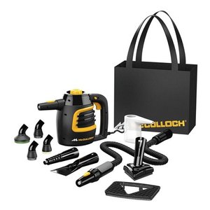 lot 1230 image: McCulloch MC1230 Handheld Steam Cleaner, Chemical-Free Cleaning, Black USED