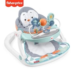 lot 1248 image: Fisher-Price Sit-Me-Up Floor Seat with Tray - Penguin Island