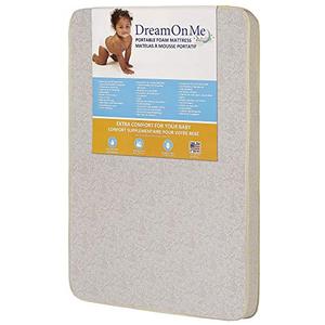 lot 1259 image: Dream On Me, 3 Inch Foam Pack and Play Mattress, White