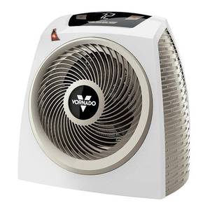 lot 1306 image: Vornado - Vortex Electric Heater with Auto Climate - WhiteChampagne, MODEL EH1-0096-43