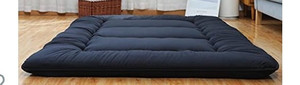 lot 1314 image: XICIKIN Japanese Floor Mattress, Japanese Futon Mattress Foldable Mattres,Black,Size  UNKNOWN