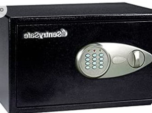 lot 1318 image: SentrySafe X105 Security Safe with Digital Keypad, 0.9 Cubic Feet (Large) , Black, MODEL X105