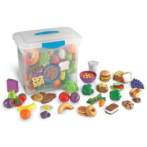 lot 1338 image: New Sprouts - Classroom Play Food Set, Multi,UPC 765023097238