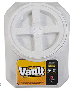 lot 1344 image: Small Stackable Pet Food Storage Container