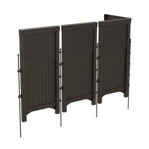 lot 1348 image: Suncast FSW4423 Backyard and Garden Patio Rust-Resistant Screen GateFence