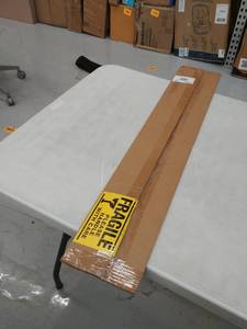 lot 1387 image: Prime-line Mp4704, 6 X 34 Aluminum Door Kick Plate In Brite Brass