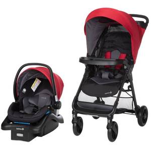 lot 1434 image: Safety 1st Smooth Ride Travel System - Black Cherry TR378EWQ