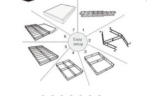 lot 1447 image: Amazon Basics Smart Box Spring,Full