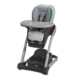 lot 1482 image: Graco Blossom 6 in 1 Convertible High Chair M#1893802 DAMAGED