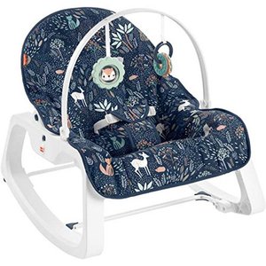 lot 1539 image: Fisher-Price Infant-to-Toddler Rocker �� Moonlight Forest, Baby Rockin Chair, ITEM# HBD25