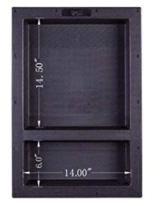 lot 1556 image: Uni-Green Tile Niche for Shower 25 x 17 Dimensions- Toiletry and Bathroom Niche Storage- , MODEL UGRN101