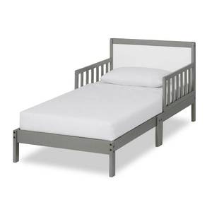 lot 1563 image: Dream on Me Brookside Toddler Bed, Steel GreyWhite,Model 648