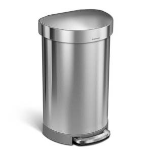 lot 1564 image: simplehuman 45 Liter Semi-Round Step Can,ITEM# 2030