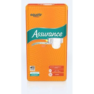 lot 1016 image: Assurance Unisex Stretch Brief with Tabs, LXL, 32 Count