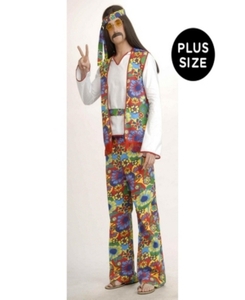 lot 1041 image: Buy Seasons Mens Hippie Man Plus Costume