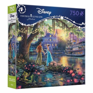 lot 1049 image: Ceaco - Thomas Kinkade - The Disney Collection - the Princess and the Frog - 750 Piece Jigsaw Puzzle