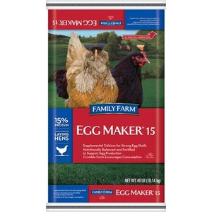 lot 1053 image: Family Farm� Egg Maker 15 Pellet Complete Feed for Laying Hens 40 lb
