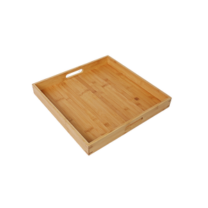 lot 1070 image: Mainstays Bamboo Square Tray