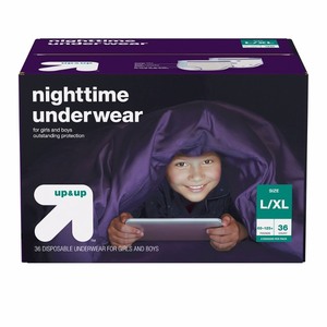 lot 1080 image: Nighttime Underwear Size LXL - 36ct - up & up