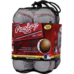 lot 1084 image: (12 Pack) Rawlings Official League Recreational Use CROLB Baseballs in Mesh Bag (10 & Under)