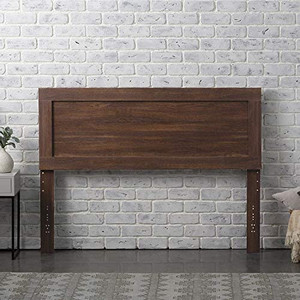 lot 1115 image: Everlane Home Weston Framed Wood Headboard, Queen, Rustic Mahogany