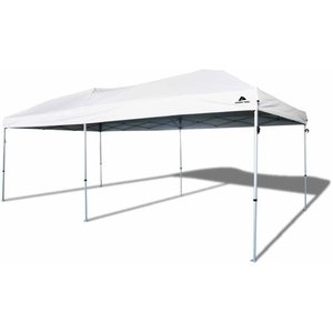 lot 1118 image: Ozark Trail 20 x 10 Straight Leg Instant Canopy (200 Sq. ft Coverage), White, Outdoor