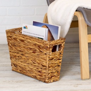 lot 1158 image: Honey-Can-Do Magazine Basket Water Hyacinth