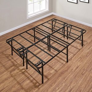 lot 2001 image: Mainstays 18 High Profile Foldable Steel Bed Frame