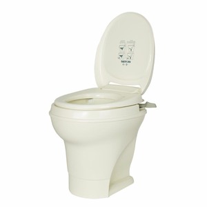 lot 2009 image: Thetford Aqua-Magic V RV Toilet, Hand Flush, High Profile, Parchment, 31668