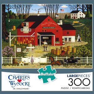 lot 2013 image: Buffalo Games - Charles Wysocki - Mr. Swallowbark - 300 Piece Jigsaw Puzzle