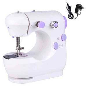 lot 2025 image: Peroptimist Foot Pedal Double Speed Control Machine with Overlock Sewing Machine Household Portable travel sewing machine easy to use for adults and children, mini electric embroidery machine