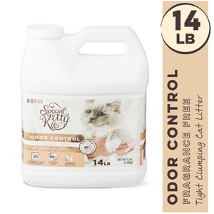 lot 2038 image: Special Kitty Scoopable Tight Clumping Cat Litter, Fragrance Free, 14 lb.